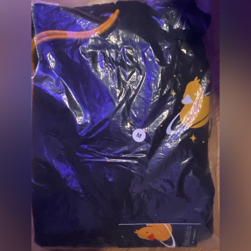 Planet Duck Black Hoodie
